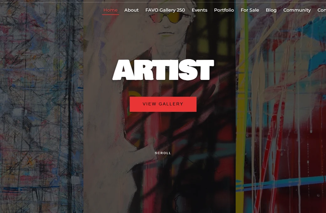 Parker Sketch, a fine art gallery running on Gallery250